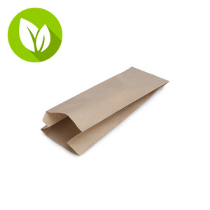 Bolsa de papel para pan (1 barra)