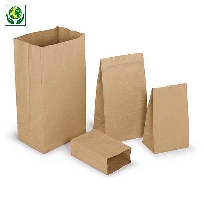 Bolsa de papel reciclada 30x56x20cm - 1