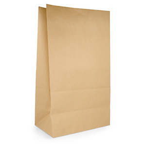 Bolsa de papel reciclada sin asas 30 x 56 cm marrón Bolsa de papel reciclada sin asas 30 x 56 cm marrón
