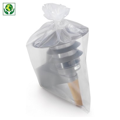 Bolsa de plástico 150 micras 100% reciclada RAJA®