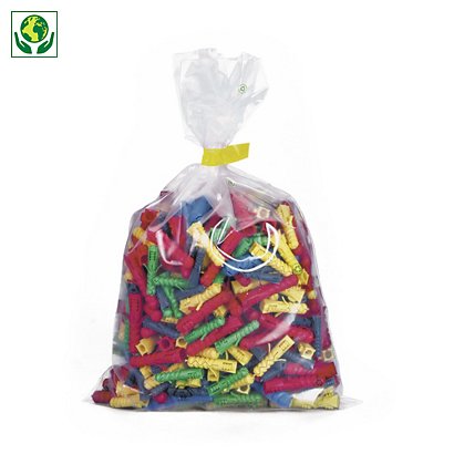 Bolsa de plástico 50 micras 50% reciclada RAJA® - 1