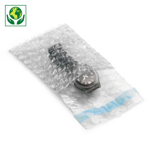 Bolsa de plástico de burbujas 100% reciclado Ø 10 mm con cierre adhesivo RAJA®
