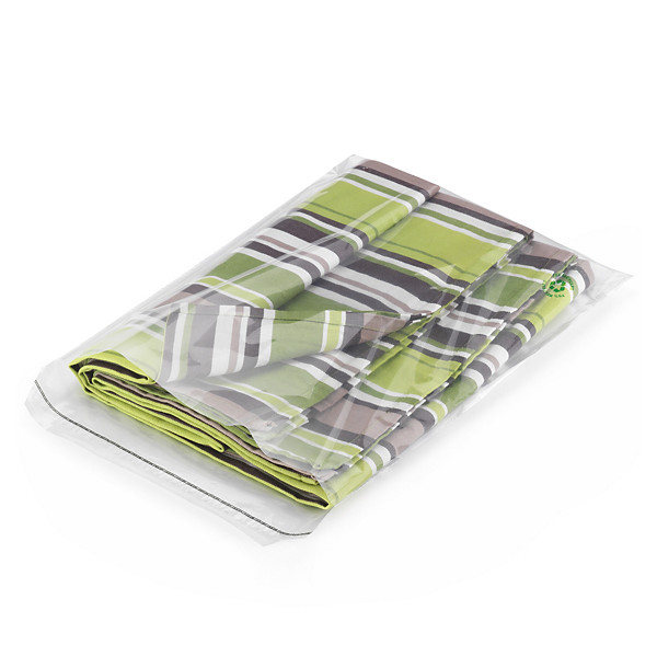 Bolsa de plástico cierre adhesivo 50micras 50x80cm 75% reciclada - 1