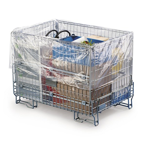 Bolsa de plástico con fuelles 100 micras/Galga 400 100% reciclado RAJA® - 4