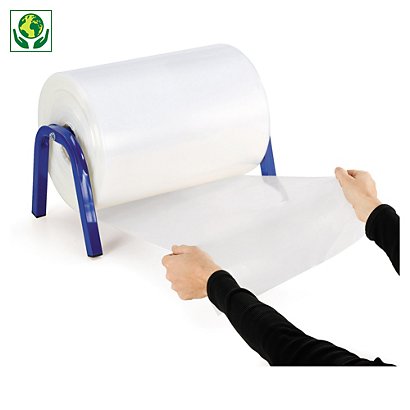 Bolsa tubo de plástico transparente 100 micras/Galga 400 - Últimas unidades - 1