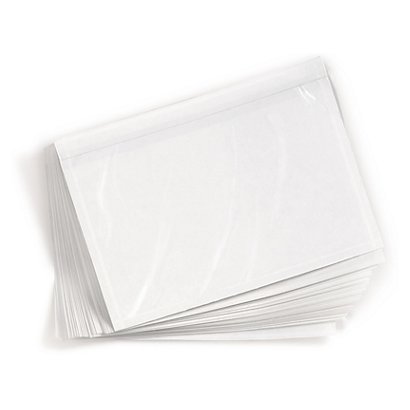 Bolsas adhesivas portadocumentos transparentes con cierre adhesivo RAJA® - 1