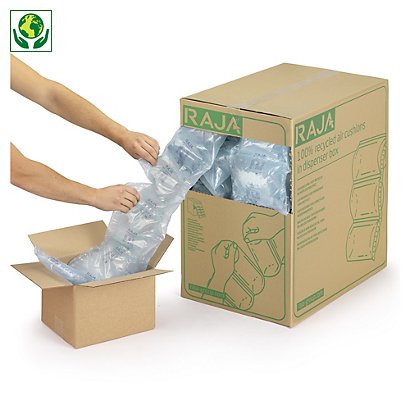 Bolsas de aire ecológicas en caja distribuidora RAJA® - 1