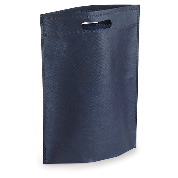Bolsas de tejido sin tejer con asas troqueladas y fuelle en la base - Últimas unidades - 10