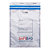 BONG PACKAGING Sacchetti di sicurezza Safe Bag - per corrieri - B4 - 25,6 x 37 + 4 cm - bianco  - conf. 100 pezzi - 1
