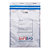BONG PACKAGING Sacchetti di sicurezza Safe Bag - per corrieri - B4 - 25,6 x 37 + 4 cm - bianco  - conf. 100 pezzi - 4