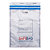 BONG PACKAGING Sacchetti di sicurezza Safe Bag - per corrieri - K70 - 14,4 x 24 + 4 cm - bianco  - conf. 100 pezzi - 1
