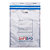 BONG PACKAGING Sacchetti di sicurezza Safe Bag - per corrieri - K70 - 14,4 x 24 + 4 cm - bianco  - conf. 100 pezzi - 4