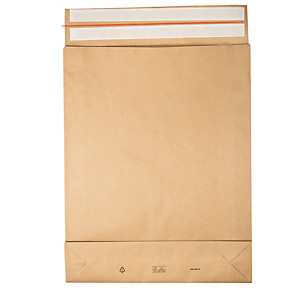 BONG PACKAGING Sacchetti a fondo quadro E-Green - 45 x 57 x 10 + 10 cm - carta kraft - avana - conf. 100 pezzi BONG PACKAGING Sacchetti a fondo quadro E-Green - 45 x 57 x 10 + 10 cm - carta kraft - avana - conf. 100 pezzi