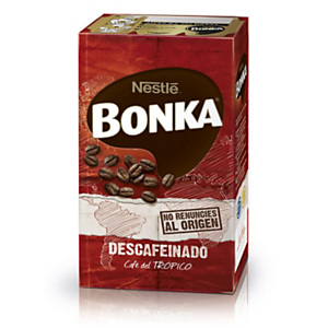 BONKA Café molido Natural Descafeinado 250 gr BONKA Café molido Natural Descafeinado 250 gr