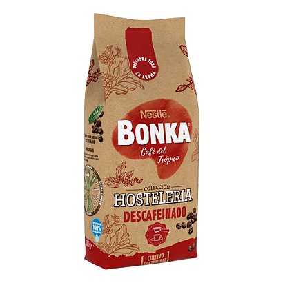 BONKA HOSTELERÍA Café en grano Descafeinado 500 gr