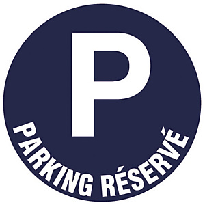 Bord parking gereserveerd Ø 30 cm. Bord parking gereserveerd Ø 30 cm.