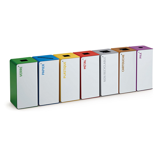 Borne de tri sélectif 65 litres Cubatri ROSSIGNOL - 1
