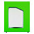 Borne de tri sélectif 90l support-sac vigi sans serrure - cubatri - tri verre-blanc+vert - 2