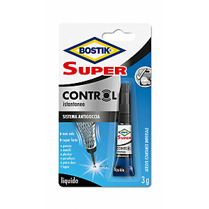 Bostik Colla Super Control, Adesivo istantaneo universale, 3 g Bostik Colla Super Control, Adesivo istantaneo universale, 3 g