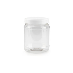 Bote cuadrado con tapa a rosca 1000 ml Bote cuadrado con tapa a rosca 1000 ml
