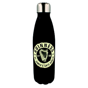 Bottiglia per acqua Guinness, 10 x 10 x 25 cm