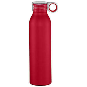 Bottiglia personalizzabile Grom Sport in alluminio, Capacità 650 ml, Rosso