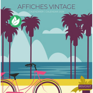 Bouchut Calendrier souple illustré Vintage - 14 feuillets - 30 x 30 cm - 2026 Bouchut Calendrier souple illustré Vintage - 14 feuillets - 30 x 30 cm - 2026