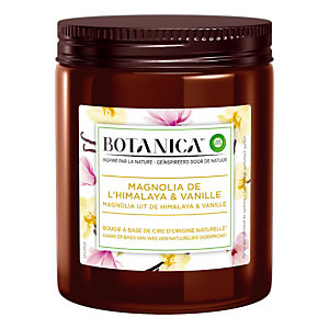 Bougie parfumée Air Wick Botanica vanille et magnolia 205 g