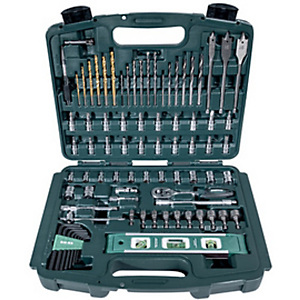 BRÜDER MANNESMANN GREEN LINE BRÜDER MANNESMANN Jeu d'outils, 163 pièces, caisse à outils BRÜDER MANNESMANN GREEN LINE BRÜDER MANNESMANN Jeu d'outils, 163 pièces, caisse à outils