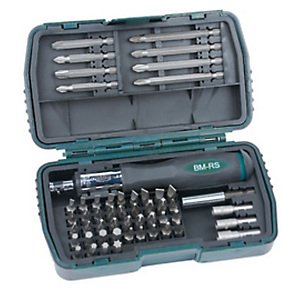 BRÜDER MANNESMANN GREEN LINE BRÜDER MANNESMANN Kit d'embouts, 53 pièces, boîte plastique BRÜDER MANNESMANN GREEN LINE BRÜDER MANNESMANN Kit d'embouts, 53 pièces, boîte plastique