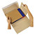 Braune Kreuzbuchverpackungen mit Haftklebeverschluss, 310 x 430 mm - 3