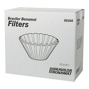 BRAVILOR Boîtes de 1000 filtres en papier Bravilor Blanc