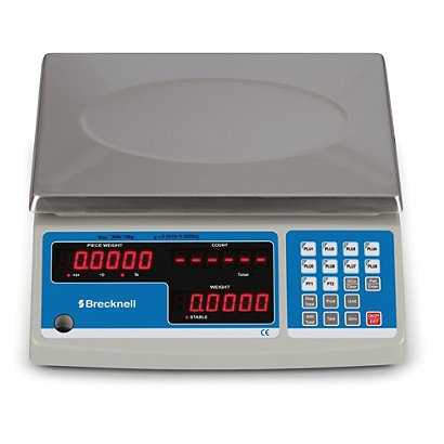 Brecknell counting weighing scales, 15kg x 0,5g