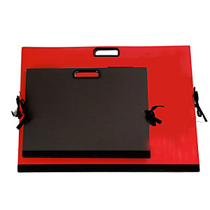 BREFIOCART Cartella portadisegni - con maniglia - 70x50 cm - nero