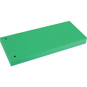 BREFIOCART Divisorio neutro, 100 tasti, Cartoncino, Verde (confezione 100 pezzi) BREFIOCART Divisorio neutro, 100 tasti, Cartoncino, Verde (confezione 100 pezzi)
