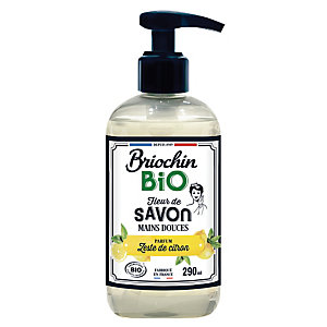 BRIOCHIN Savon mains liquide Briochin Bio peaux douces zeste de citron 290 ml