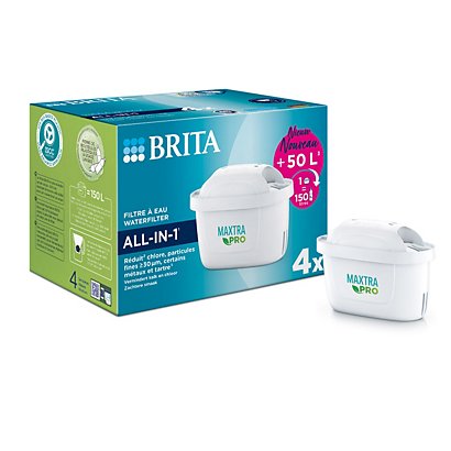Cartouches filtrantes à eau Brita Maxtra Pro - Lot de 4 - JPG