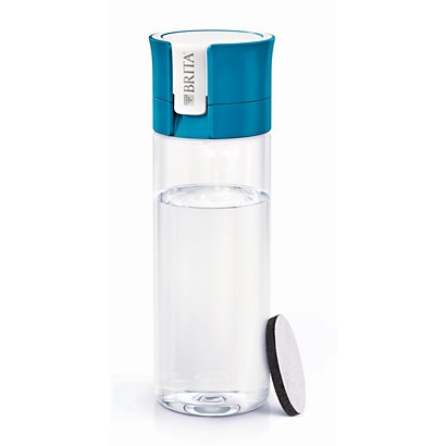 Brita Gourde filtrante 600 ml - 1 filtre inclus - Transparent/Bleu - 1