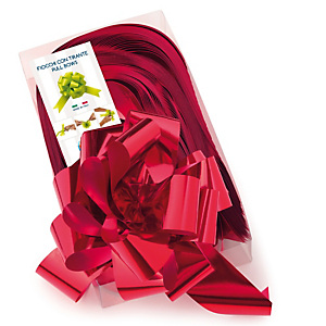 BRIZZOLARI Nastro strip metal 6870 - rosso 07 - per fiocco autocomponibile - 50mm - diametro 20cm BRIZZOLARI Nastro strip metal 6870 - rosso 07 - per fiocco autocomponibile - 50mm - diametro 20cm