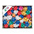 BRIZZOLARI Stelle di nastro liscio 6800 - 10 mm x diam. 5 cm - colori natalizi assortiti  - conf. 100 pezzi - 3