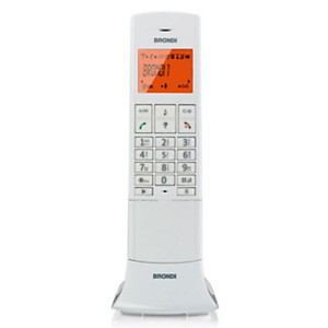 BRONDI Lemure Telefono cordless, Bianco BRONDI Lemure Telefono cordless, Bianco