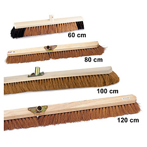 Brosserie Thomas - Tête de balai coco monture bois 80 cm Brosserie Thomas - Tête de balai coco monture bois 80 cm