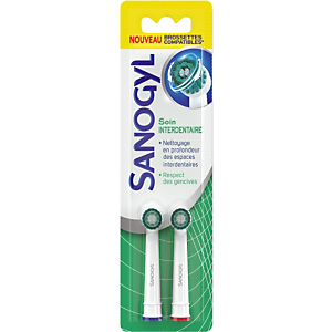Brossettes Sanogyl soin interdentaire, lot de 2 brossettes Brossettes Sanogyl soin interdentaire, lot de 2 brossettes