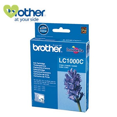 BROTHER Cartuccia inkjet LC1000, Ciano, Pacco singolo - 1