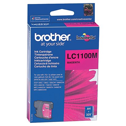 BROTHER Cartuccia inkjet LC1100, Magenta, Pacco singolo - 1