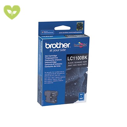 BROTHER Cartuccia inkjet LC1100, Nero, Pacco singolo - 1