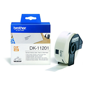 Brother DK-11201 etiquetas de dirección - 90 x 29 mm.