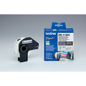 Brother DK-11209, étiquettes d'adresse, 29 x 62 mm, adhésif permanent, noir et blanc Brother DK-11209, étiquettes d'adresse, 29 x 62 mm, adhésif permanent, noir et blanc