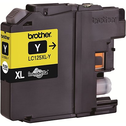 Brother LC-125XLY, LC125XLY, Cartucho de tinta amarillo de alta capacidad