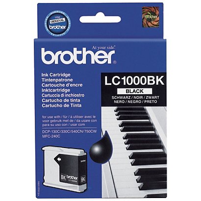 Brother LC1000 Cartouche d'encre originale - Noir - 1